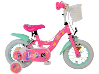 Barbie Kinderfiets - Meisjes - 12 inch - Roze - Twee Handremmen