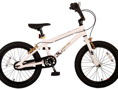 Volare Cool Rider Kinderfiets - Jongens - 18 inch - Wit - 95% afgemonteerd - Prime Collection