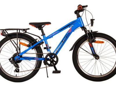 Volare Cross Kinderfiets - Jongens - 20 inch - Blauw - 6 versnellingen