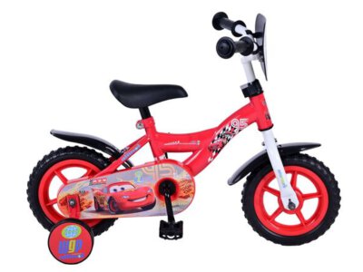 Disney Cars Kinderfiets - Jongens - 10 inch - Rood - Doortrapper