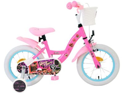 Dolls Kinderfiets - Meisjes - 14 inch - Roze