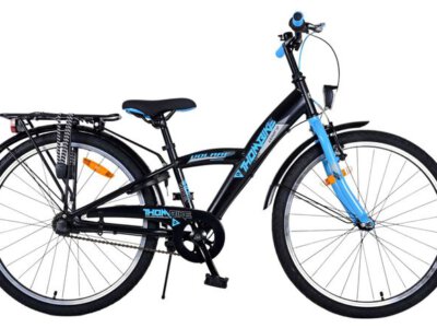 Volare Thombike Kinderfiets - Jongens - 24 inch - Zwart Blauw - 3 versnellingen