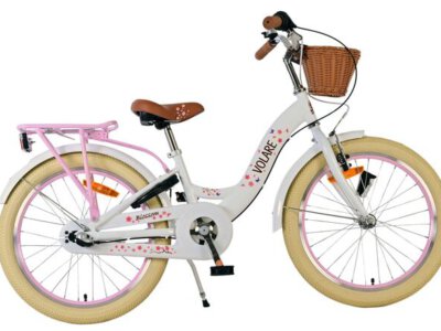 Volare Blossom Kinderfiets - Meisjes - 20 inch - Wit - Nexus 3 versnellingen
