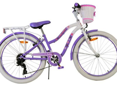 Volare Lovely Kinderfiets - Meisjes - 24 inch - Paars - 7 Versnellingen