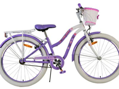 Volare Lovely Kinderfiets - Meisjes - 24 inch - Paars - Twee handremmen