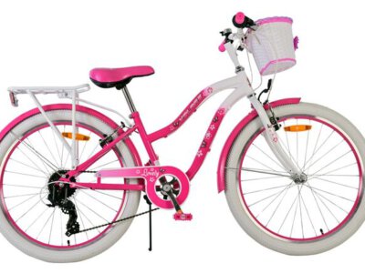 Volare Lovely Kinderfiets - Meisjes - 24 inch - Roze - 7 Versnellingen