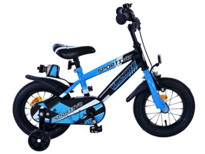 Volare Sportivo Kinderfiets - Jongens - 12 inch - Blauw Zwart