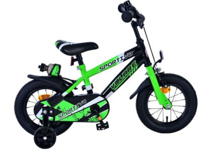 Volare Sportivo Kinderfiets - Jongens - 12 inch - Groen Zwart