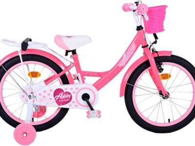 Volare Ashley Kinderfiets - Meisjes - 18 inch - Roze/Rood