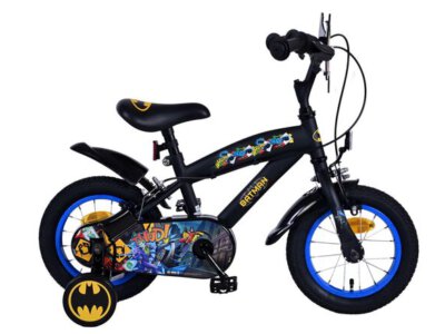 Batman Kinderfiets - Jongens - 12 inch - Zwart - Twee handremmen