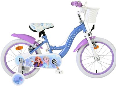 Disney Frozen 2 Kinderfiets - Meisjes - 16 inch - Blauw/Paars - Twee handremmen