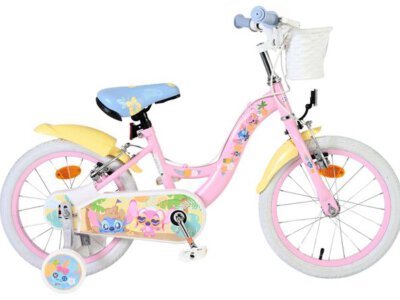 Disney Stitch Kinderfiets - Meisjes - 16 inch - Roze - Twee handremmen