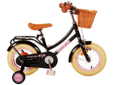 Volare Excellent Kinderfiets - Meisjes - 12 inch - Zwart