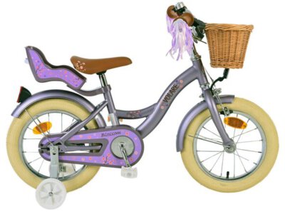 Volare Blossom Kinderfiets - Meisjes - 14 inch - Paars