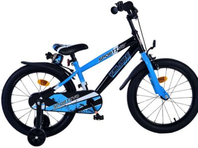 Volare Sportivo Kinderfiets - Jongens - 18 inch - Blauw Zwart