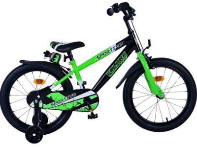 Volare Sportivo Kinderfiets - Jongens - 18 inch - Groen Zwart