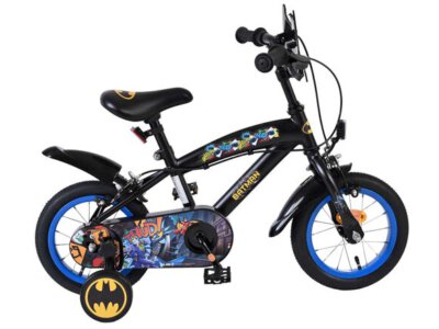 Batman Kinderfiets - Jongens - 12 inch - Zwart - Twee handremmen