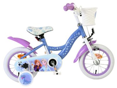 Disney Frozen 2 Kinderfiets - Meisjes - 12 inch - Blauw/Paars