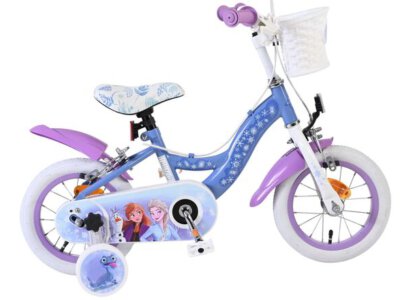 Disney Frozen 2 Kinderfiets - Meisjes - 12 inch - Blauw/Paars - Twee handremmen