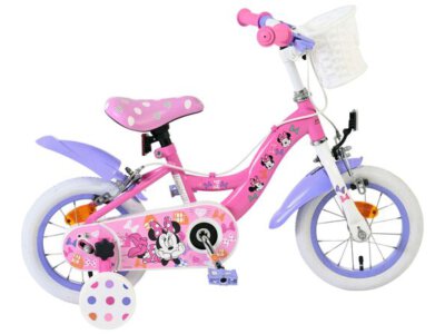 Disney Minnie Cutest Ever! Kinderfiets - Meisjes - 12 inch - Roze - Twee handremmen