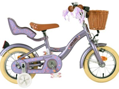 Volare Blossom Kinderfiets - Meisjes - 12 inch - Paars