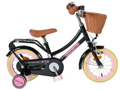 Volare Excellent Kinderfiets - Meisjes - 12 inch - Zwart