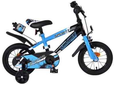 Volare Sportivo Kinderfiets - Jongens - 12 inch - Blauw Zwart