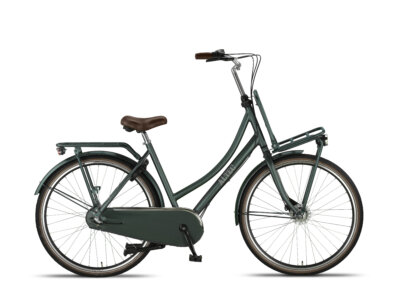 Altec Retro Transportfiets 28inch Dames 53cm Groen Metalic