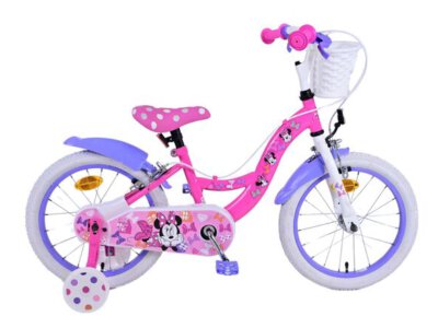 Disney Minnie Kinderfiets - Meisjes - 16 inch - Roze - Twee handremmen