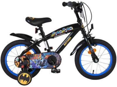 Batman Kinderfiets - Jongens - 14 inch - Zwart - Twee handremmen