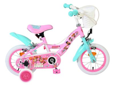 Paw Patrol Kinderfiets - Meisjes - 12 inch - Roze - Twee handremmen