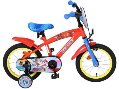 Paw Patrol Kinderfiets - Jongens - 14 inch - Rood/Blauw