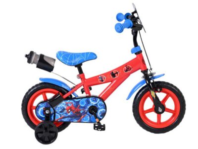 Spider-Man Kinderfiets - Jongens - Mag Wheels - 12 inch - Rood