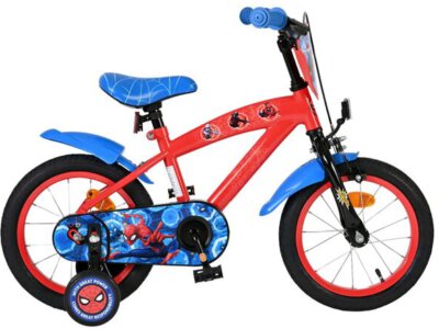 Marvel Spider-Man Kinderfiets - Jongens - 14 inch - Rood/Blauw