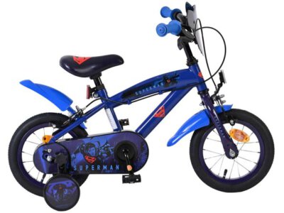 Superman Kinderfiets - Jongens - 12 inch - Blauw - Twee handremmen