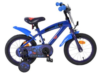 Superman Kinderfiets - Jongens - 14 inch - Blauw
