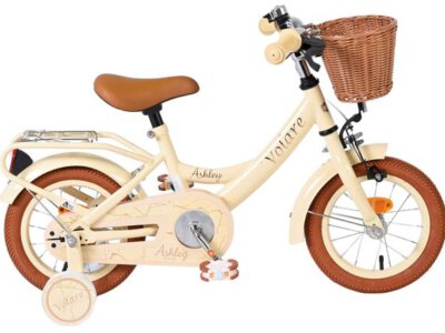 Volare Ashley Kinderfiets - Meisjes - 12 inch - Creme