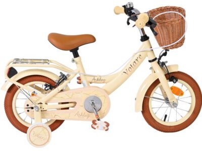 Volare Ashley Kinderfiets - Meisjes - 12 inch - Créme - Twee handremmen