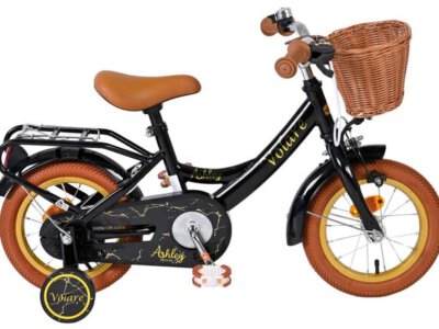 Volare Ashley Kinderfiets - Meisjes - 12 inch - Zwart