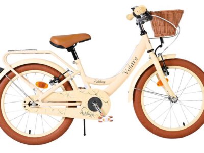 Volare Ashley Kinderfiets - Meisjes - 18 inch - Creme - Twee handremmen