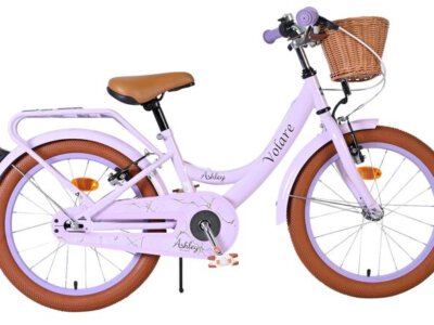 Volare Ashley Kinderfiets - Meisjes - 18 inch - Lila - Twee handremmen