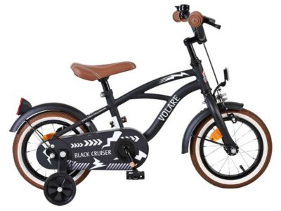 Volare Black Cruiser Kinderfiets - Jongens - 12 inch - Zwart