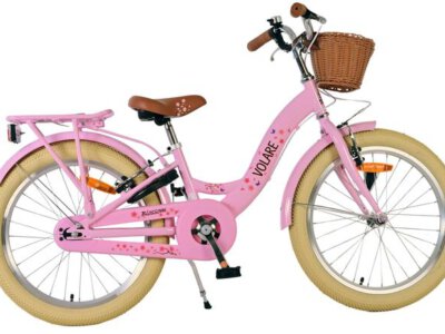 Volare Blossom Kinderfiets - Meisjes - 20 inch - Roze - Twee handremmen