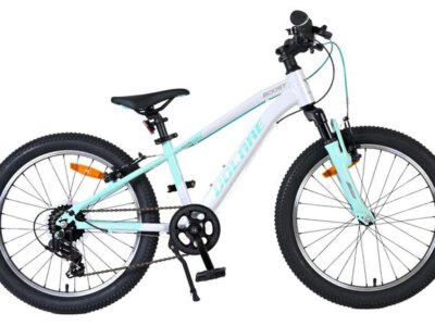 Volare Boost Kinderfiets - 20 inch - 7 Speed - Wit/Mintgroen