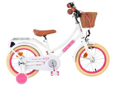 Volare Excellent Kinderfiets - Meisjes - 14 inch - Wit