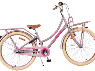 Volare Excellent Kinderfiets - Meisjes - 24 inch - Mat Roze - 3 Versnellingen