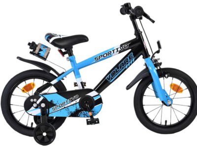 Volare Sportivo Kinderfiets - Jongens - 14 inch - Blauw Zwart