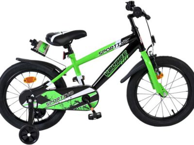 Volare Sportivo Kinderfiets - Jongens - 16 inch - Groen Zwart