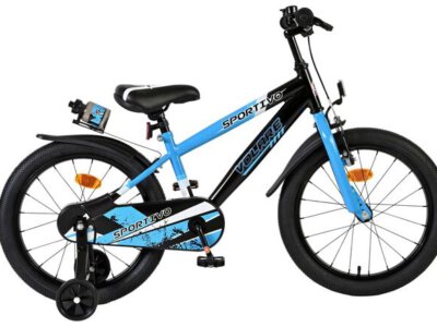 Volare Sportivo Kinderfiets - Jongens - 18 inch - Blauw Zwart