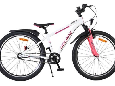 Volare XC Race Kinderfiets - 24 inch - Nexus 3 - Wit/Roze